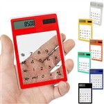 Ultra Thin Transparent Touch Screen Solar Calculator