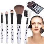 Professional Spots Pattern Makeup Brushes Kit for Girls