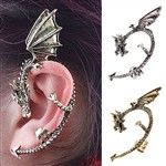 Oriental Dragon Design Pendant Earrings for Girls