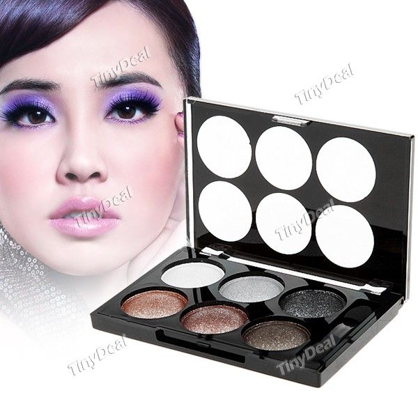 Professional 6-Color Eye Shadow Palette Makeup Cosmetics Ite